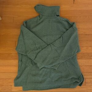 Free People Women’s Green Turtleneck Sweater